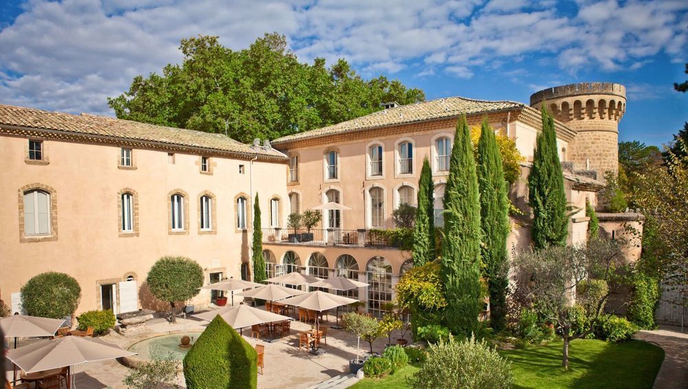 Château De Massillan Uchaux Buitenkant foto